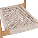 ΠΟΛΥΘΡΟΝΑ ΞΥΛΟ TEAK ΦΥΣΙΚΟ & ΜΠΕΖ ΣΧΟΙΝΙ 55x54x80Yεκ.