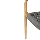 ΠΟΛΥΘΡΟΝΑ ΞΥΛΟ TEAK ΦΥΣΙΚΟ & ΓΚΡΙ ΣΧΟΙΝΙ 55x54x80Yεκ.