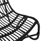 ΠΟΛΥΘΡΟΝΑ ΡΑΒΔΟΙ RATTAN ΣΕ ΜΑΥΡΟ 56,5x73,5x79,5Υ εκ.