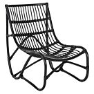 ΠΟΛΥΘΡΟΝΑ ΡΑΒΔΟΙ RATTAN ΣΕ ΜΑΥΡΟ 56,5x73,5x79,5Υ εκ.