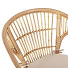 ΠΟΛΥΘΡΟΝΑ RATTAN ΣΕ ΦΥΣΙΚΟ-ΛΕΥΚΟ ΜΑΞΙΛΑΡΙ 59x61x80Υεκ.