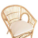 ΠΟΛΥΘΡΟΝΑ RATTAN ΣΕ ΦΥΣΙΚΟ-ΛΕΥΚΟ ΜΑΞΙΛΑΡΙ 59x61x80Υεκ.