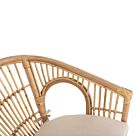 ΠΟΛΥΘΡΟΝΑ RATTAN ΣΕ ΦΥΣΙΚΟ-ΛΕΥΚΟ ΜΑΞΙΛΑΡΙ 59x61x80Υεκ.