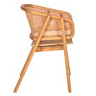 ΠΟΛΥΘΡΟΝΑ KENLEE FB99872 ΦΡΑΞΙΝΟΣ ΚΑΙ ΦΥΣΙΚΟ RATTAN RATTAN ΣΕ ΦΥΣΙΚΟ 57,5x55x81Yεκ.