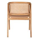 ΠΟΛΥΘΡΟΝΑ KENLEE FB99872 ΦΡΑΞΙΝΟΣ ΚΑΙ ΦΥΣΙΚΟ RATTAN RATTAN ΣΕ ΦΥΣΙΚΟ 57,5x55x81Yεκ.