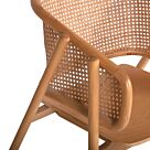 ΠΟΛΥΘΡΟΝΑ KENLEE FB99872 ΦΡΑΞΙΝΟΣ ΚΑΙ ΦΥΣΙΚΟ RATTAN RATTAN ΣΕ ΦΥΣΙΚΟ 57,5x55x81Yεκ.