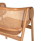 ΠΟΛΥΘΡΟΝΑ KENLEE FB99872 ΦΡΑΞΙΝΟΣ ΚΑΙ ΦΥΣΙΚΟ RATTAN RATTAN ΣΕ ΦΥΣΙΚΟ 57,5x55x81Yεκ.
