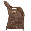 ΠΟΛΥΘΡΟΝΑ ΜΕ ΕΚΡΟΥ ΜΑΞΙΛΑΡΙ ΚΑΦΕ RATTAN 63x65x87Υεκ.