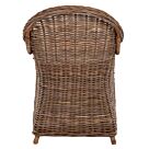 ΠΟΛΥΘΡΟΝΑ ΜΕ ΕΚΡΟΥ ΜΑΞΙΛΑΡΙ ΚΑΦΕ RATTAN 63x65x87Υεκ.