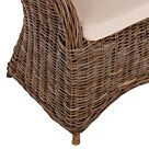 ΠΟΛΥΘΡΟΝΑ ΜΕ ΕΚΡΟΥ ΜΑΞΙΛΑΡΙ ΚΑΦΕ RATTAN 63x65x87Υεκ.