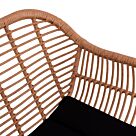 ΠΟΛΥΘΡΟΝΑ ΜΕ ΜΑΞΙΛΑΡΙ ΜΕΤΑΛΛΙΚΗ ΜΕ WICKER ΜΠΕΖ 57,5x60x82Υ εκ.