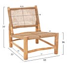 ΣΑΛΟΝΙ ΕΞΩΤ. ΧΩΡΟΥ 4ΤΜΧ ΜΑΣΙΦ TEAK-ΣΥΝΘ.RATTAN-ΦΥΣΙΚΟ
