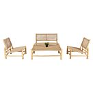ΣΑΛΟΝΙ ΕΞΩΤ. ΧΩΡΟΥ 4ΤΜΧ ΜΑΣΙΦ TEAK-ΣΥΝΘ.RATTAN-ΦΥΣΙΚΟ