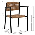 ΣΕΤ ΤΡΑΠΕΖΑΡΙΑ 7ΤΜΧ ΤΡΑΠΕΖΙ ΜΕ ΓΥΑΛΙ 160X90 & ΠΟΛΥΘΡΟΝΕΣ ΑΝΘΡΑΚΙ ΜΠΕΖ