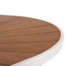 ΤΡΑΠΕΖΙ ΕΞΩΤ.ΧΩΡΟΥ ΑΛΟΥΜΙΝΙΟ ΛΕΥΚΟ & POLYWOOD 160X90Χ73.5Υεκ.